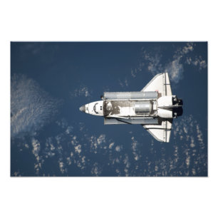 Impression Photo Vue aérienne de Space Shuttle Discovery 3