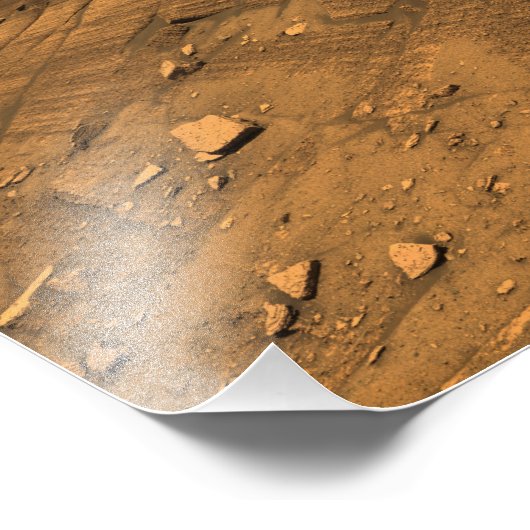 Impression Photo Vue de Burns Cliff sur Mars (Coin)