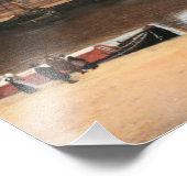 Impression Photo Vue de Delft par Johannes Vermeer (Coin)