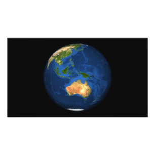 Impression Photo Vue de la Terre entière montrant Indonésie, Océan