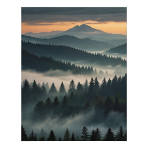 Impression Photo Vue de paysage montagneux