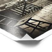 Impression Photo Vue depuis la fenêtre du Gras With Sheep - (Coin)