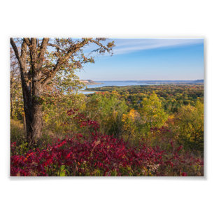 Impression Photo vue du lac pepin du parc d'état frontenac