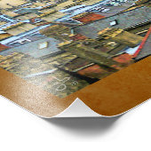 Impression Photo Vue fantastique, Oxford, Angleterre, Top 4 du toit (Coin)