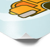 Impression Photo Vue latérale du camion père Noël Joyeux Noël (Coin)