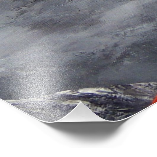 Impression Photo Vue Panoramique Sur Everest Mountain (Coin)