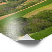 Impression Photo Vue pittoresque sur les terres agricoles au sud d' (Coin)