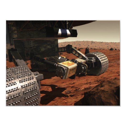 Impression Photo Vue rapprochée du bras sur Mars de la NASA (Devant)