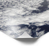 Impression Photo Vue satellite des Blas de dépression tropicale (Coin)