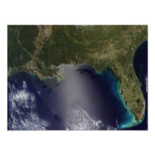 Impression Photo Vue satellite du sud-est des États-Unis
