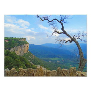 Impression Photo Vue sur la montagne de Tavertet