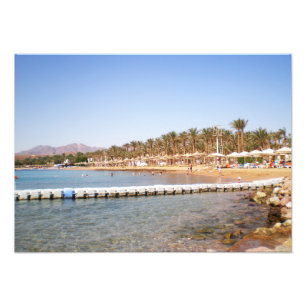 Impression Photo Vue sur la plage de sable Terrazzina