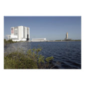 Impression Photo Vue sur le bassin, navette spatiale Atlantis (Devant)