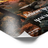 Impression Photo Vue sur le coucher de soleil pittoresque / Citatio (Coin)