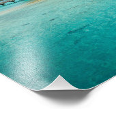 Impression Photo Vue sur l'île de Bora Bora (Coin)