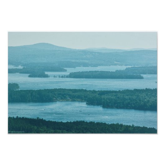 Impression Photo Vue sur Winnipesaukee (Devant)