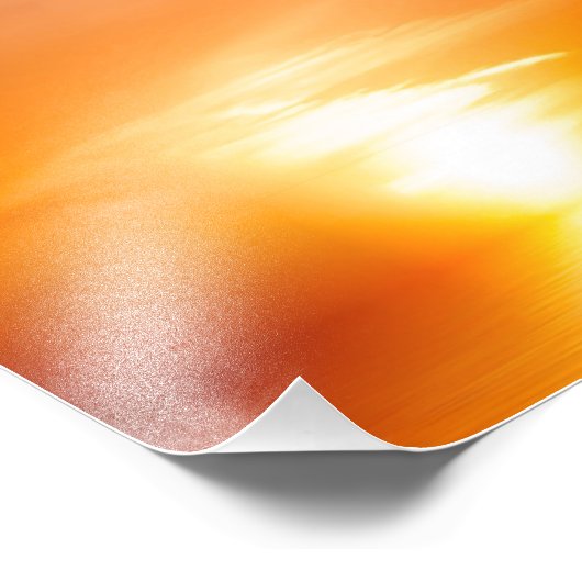 Impression Photo Vulcan du coucher du soleil (Coin)