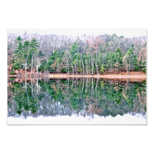 Impression Photo Walden Pond à l'automne (Devant)