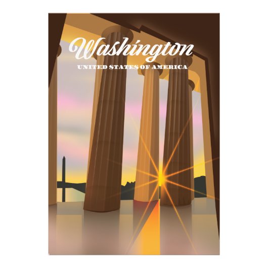 Impression Photo Washington États-Unis d'Amérique (Devant)