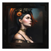 Impression Photo Watcher Of The Storm Steampunk Beauté par Xzendor7 (Devant)