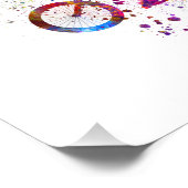 Impression Photo Watercolor bmx rider (Coin)