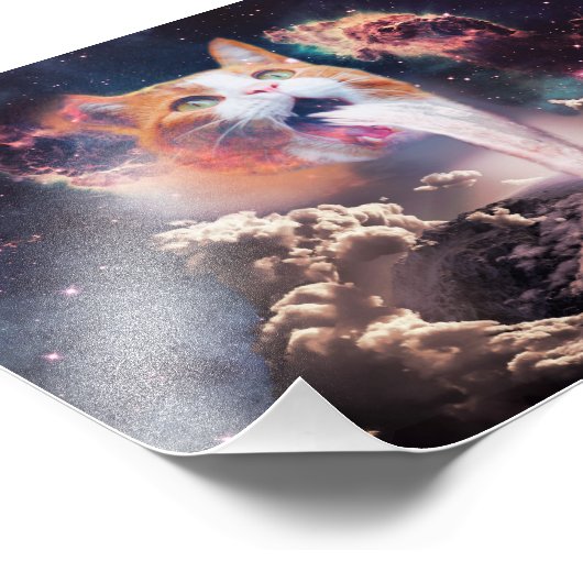 Impression Photo Waterfall cat (Coin)