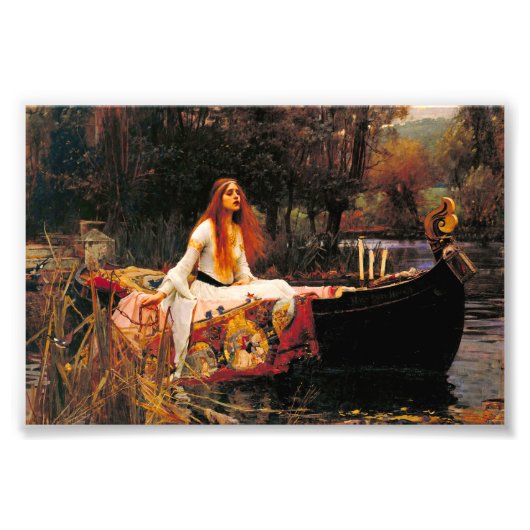 Impression Photo Waterhouse Lady of Shalott (Devant)