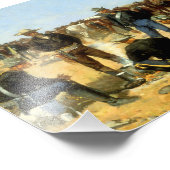 Impression Photo Western Art "Cavalryman's Breakfast" (Coin)