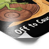 Impression Photo Whimsical Frog Wizard Off to Cause A Kerfuffle  (Coin)