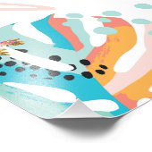 Impression Photo Whimsical Tropical Birthday Affiche de bienvenue (Coin)