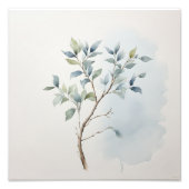 Impression Photo Whisper of Spring : Branche de l'arbre d'aquarelle (Devant)
