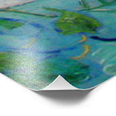 Impression Photo White Roses-1890-Vincent van Gogh (Coin)