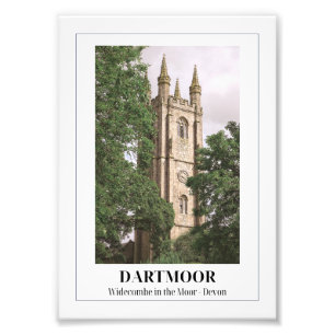 Impression Photo Widecombe dans le Mor, Dartmoor, Devon