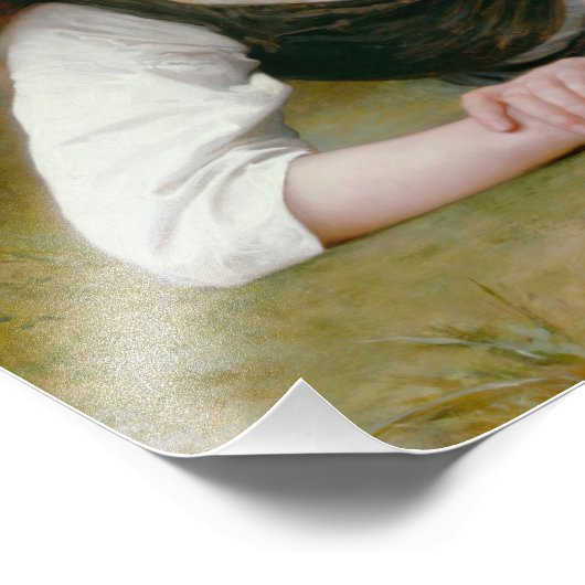 Impression Photo William-Adolphe Bouguereau - Les cueilleurs de noi (Coin)