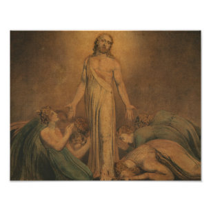 Impression Photo William Blake - Christ Apparaître aux Apôtres