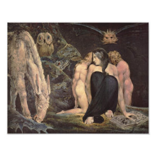 Impression Photo William Blake "Hecate Night of Enitharmon's Joys"