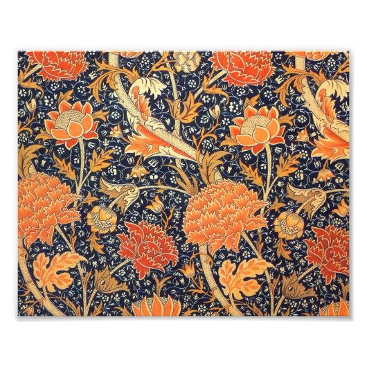 Impression Photo William Morris Cray Floral Art Nouveau Motif (Devant)