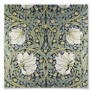 Impression Photo William Morris - motif de design Pimpernel