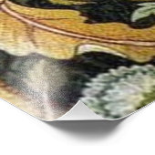 Impression Photo William Morris Owl et Acanthus (Coin)