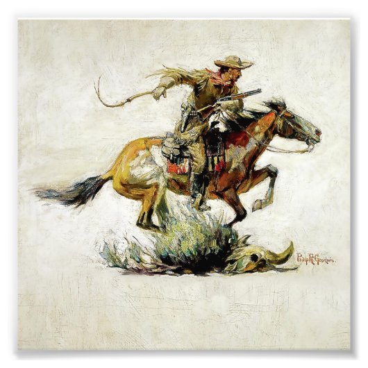 Impression Photo "Winchester Horse and Rider" par Philip R Goodwin (Devant)