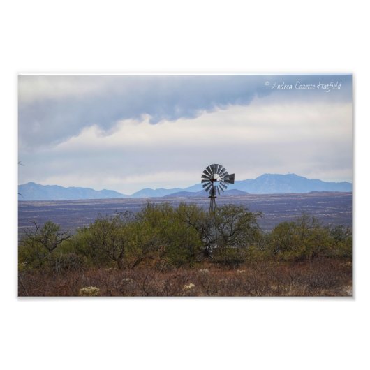 Impression Photo Windmill Green Valley (Devant)
