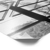 Impression Photo Windows entrepôt, noir et blanc (impression) (Coin)