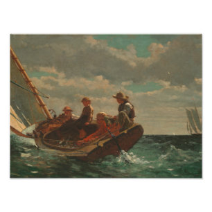 Impression Photo Winslow Homer - Breezing Up (Un Vent Juste)