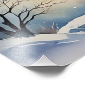 Impression Photo Winter Town Print (Coin)