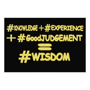 Impression Photo "WISDOM EQUATION" Mignonne Expression Design. Comm