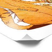 Impression Photo Wut ? / Illustration d'un chat orange (Coin)