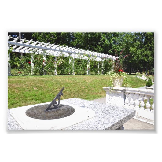 Impression Photo Yaddo Garden's 1904 Sun Dial (Devant)