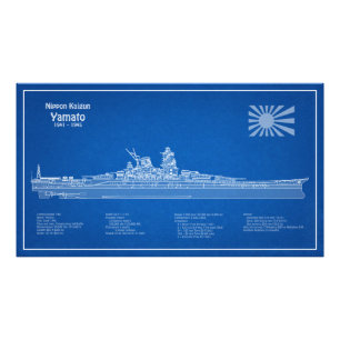 Impression Photo Yamato - Plan de plan d'expédition ABD