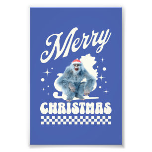 Impression Photo Yeti Drôle - Joyeux Noël