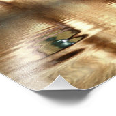 Impression Photo Yeux de chat (Coin)